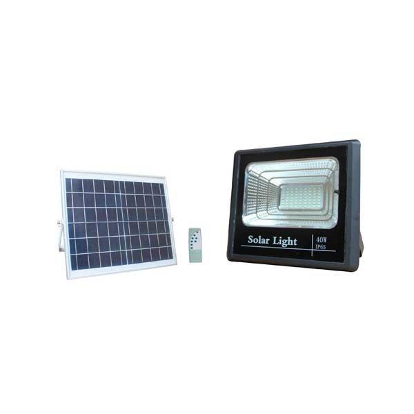 Optonica Solární LED reflektor s dálkovým ovladačem a externím solárním panelem 16W SMD2835 1200 lm Studená bílá FL5461
